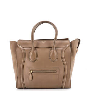 Celine Mini Luggage Bag Smooth Leather